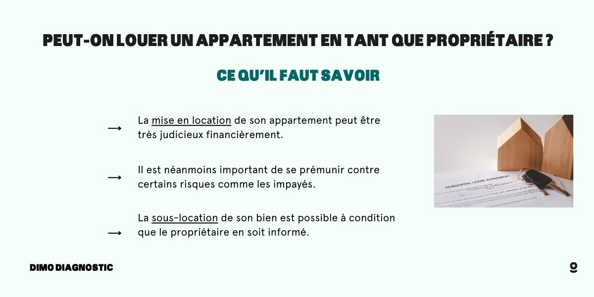 Peuton louer un appartement en tant que propriétaire